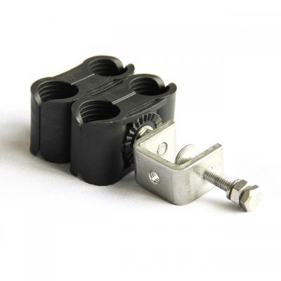 Double Cable Clamp with Cushion Inserts