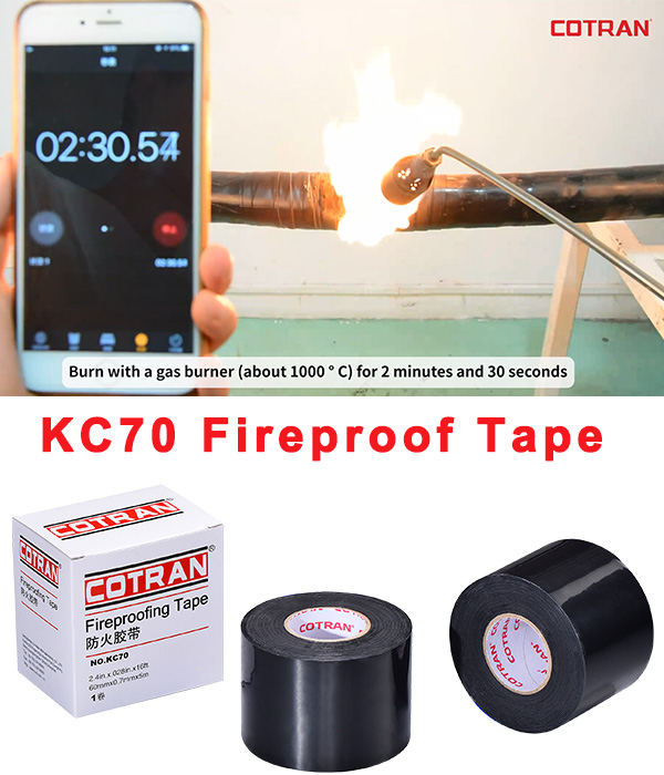 1000℃ Burning Test for KC70 Fireproof Tape
